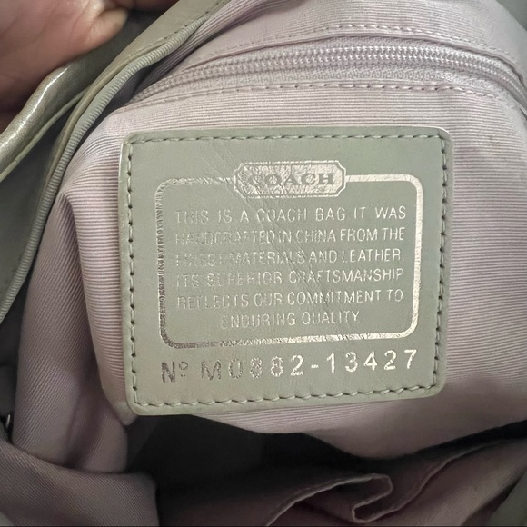 Coach Signature Canvas Leather handle Bag - Picture 8 of 13